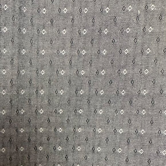 Apt. 9 Black Geo Textured Short Sleeve Standard Fit Button Up Shirt Men's Size M - Picture 10 of 10